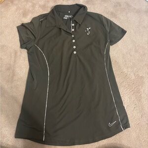 Mickey Nike Olive Green Polo Shirt Golf Polo